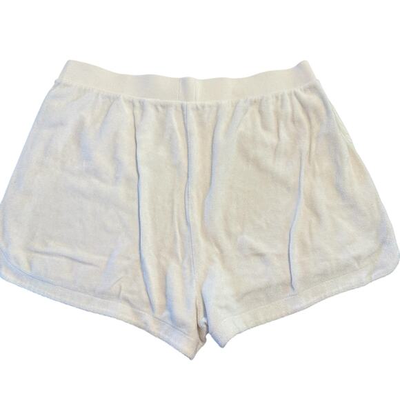 Gap Womens white terry shorts, elastic waist, XL tall - Picture 4 of 4